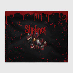 Плед флисовый SLIPKNOT СЛИПКНОТ Z, цвет: 3D-велсофт