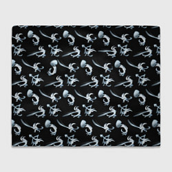 Плед флисовый Ори с оружием, цвет: 3D-велсофт