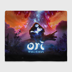 Плед флисовый Ori and the Will of the Wisps, цвет: 3D-велсофт