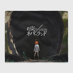 Плед флисовый Emma The Promised Neverland Z, цвет: 3D-велсофт