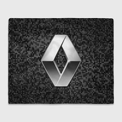 Плед флисовый Renault passion for life, цвет: 3D-велсофт