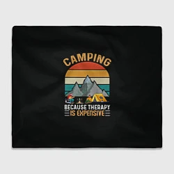 Плед флисовый Camping, цвет: 3D-велсофт