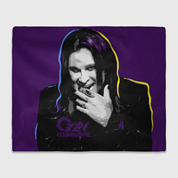 Плед флисовый Ozzy Osbourne, Оззи Осборн, цвет: 3D-велсофт