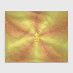 Плед флисовый Коктейль на фоне АПВ 10 2 6 14, цвет: 3D-велсофт