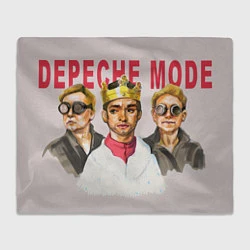 Плед флисовый Depeche mode here, цвет: 3D-велсофт