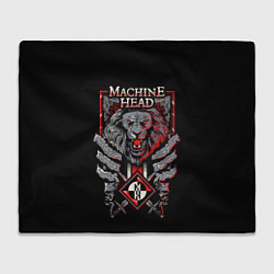 Плед флисовый Machine Head - Lion Heart, цвет: 3D-велсофт