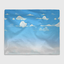 Плед флисовый Летнее небо, цвет: 3D-велсофт