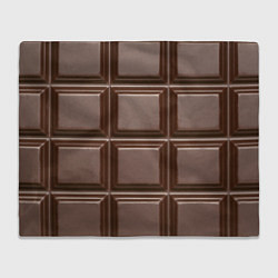 Плед флисовый Шоколадная плитка, цвет: 3D-велсофт