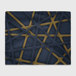 Плед флисовый 3Д абстракция KVIks, цвет: 3D-велсофт