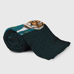Плед флисовый Крутой фурри тигр, цвет: 3D-велсофт — фото 2