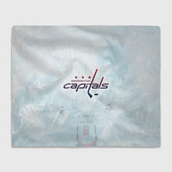 Плед флисовый Washington Capitals Ovi8 Ice theme, цвет: 3D-велсофт