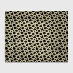 Плед флисовый Шкура Леопарда Leopard, цвет: 3D-велсофт