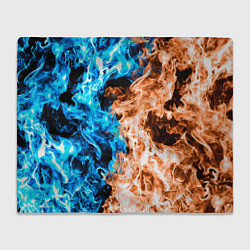 Плед флисовый Огненное пламя, цвет: 3D-велсофт