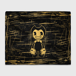 Плед флисовый Bendy and the ink machine - Бенди, цвет: 3D-велсофт