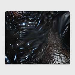 Плед флисовый Элегантный инопланетянин, цвет: 3D-велсофт