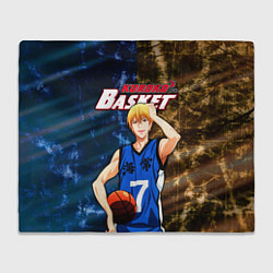 Плед флисовый Kuroko no Basuke, Рёта Кисе Kise Ryota, цвет: 3D-велсофт