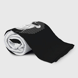 Плед флисовый Боец ММА чёрно-белое, цвет: 3D-велсофт — фото 2