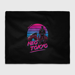 Плед флисовый Welkome to NEO TOKYO Akira, цвет: 3D-велсофт