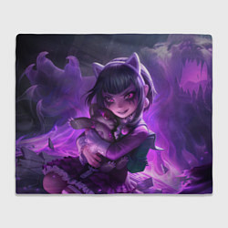 Плед флисовый Goth Annie League Of Legends, цвет: 3D-велсофт