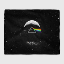 Плед флисовый PINK FLOYD LOGO ПИНК ФЛОЙД ЗВЕЗДЫ, цвет: 3D-велсофт