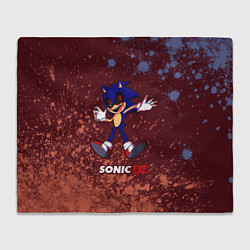Плед флисовый SONIC EXE Арт, цвет: 3D-велсофт