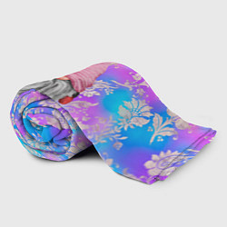 Плед флисовый Забавный гном в шапке, цвет: 3D-велсофт — фото 2