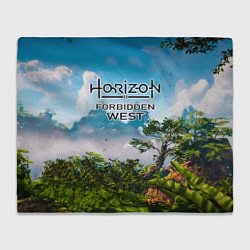 Плед флисовый Horizon Forbidden West Хоризон Запретный Запад, цвет: 3D-велсофт
