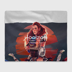 Плед флисовый Aloy Horizon, цвет: 3D-велсофт