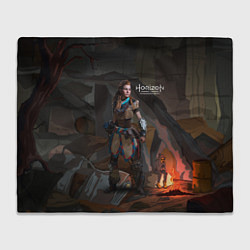 Плед флисовый Aloy art Horizon, цвет: 3D-велсофт