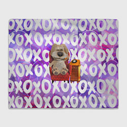 Плед флисовый Бен Собака, цвет: 3D-велсофт