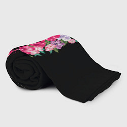 Плед флисовый Букет цветов, цвет: 3D-велсофт — фото 2