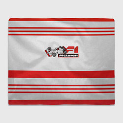 Плед флисовый F1 McLaren, цвет: 3D-велсофт