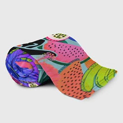 Плед флисовый Лето хипстера, цвет: 3D-велсофт — фото 2