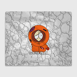 Плед флисовый Мультфильм Южный парк Кенни South Park, цвет: 3D-велсофт