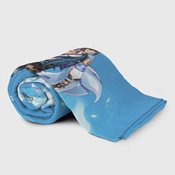 Плед флисовый Kaeya Genshin, цвет: 3D-велсофт — фото 2