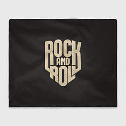 Плед флисовый ROCK AND ROLL Рокер, цвет: 3D-велсофт