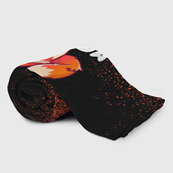 Плед флисовый Саша ЛИСИЧКА Краска, цвет: 3D-велсофт — фото 2