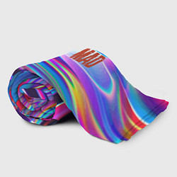 Плед флисовый Neon pattern Mad, цвет: 3D-велсофт — фото 2