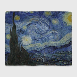 Плед флисовый Звездная ночь Ван Гога, цвет: 3D-велсофт