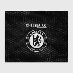 Плед флисовый CHELSEA Pro Football Соты, цвет: 3D-велсофт