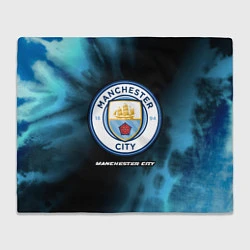 Плед флисовый МАНЧЕСТЕР СИТИ Manchester City 5, цвет: 3D-велсофт