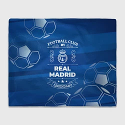 Плед флисовый Real Madrid FC 1, цвет: 3D-велсофт