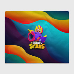 Плед флисовый BrawlStars Bonny, цвет: 3D-велсофт