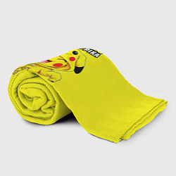 Плед флисовый Пикачу Пика Пика в костюме, цвет: 3D-велсофт — фото 2