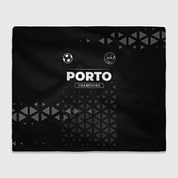 Плед флисовый Porto Форма Champions, цвет: 3D-велсофт