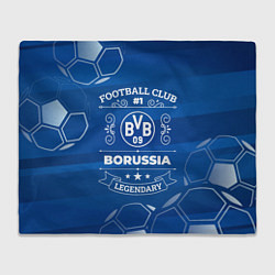 Плед флисовый Borussia FC 1, цвет: 3D-велсофт