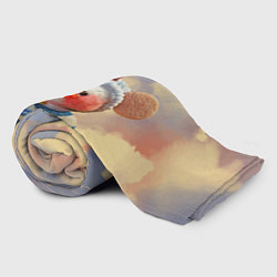 Плед флисовый Лалафанфан с ушками в облачках, цвет: 3D-велсофт — фото 2