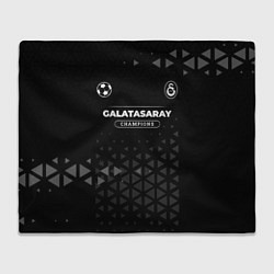 Плед флисовый Galatasaray Форма Champions, цвет: 3D-велсофт