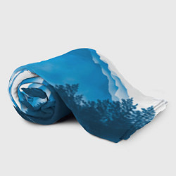 Плед флисовый Горы Лес, цвет: 3D-велсофт — фото 2