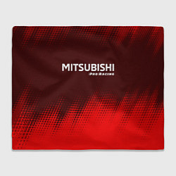 Плед флисовый MITSUBISHI Pro Racing Абстракция, цвет: 3D-велсофт